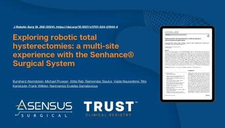 Thumbnail: Exploring robotic total hysterectomies a multi-site experience with the Senhance Surgical System